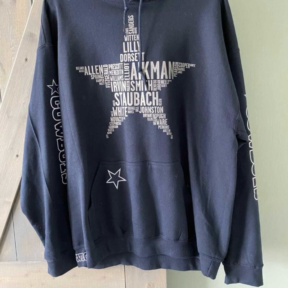 Men's Navy Dallas Cowboys Hoodie